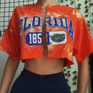 University of Florida Game Day Safety Pin CropTop